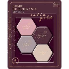 Gumka do mazania Satin Gold 4szt