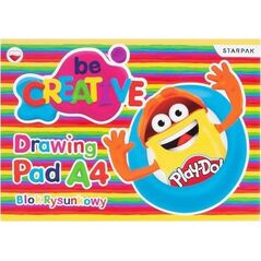 Blok rysunkowy A4/20K biały Play-Doh (20szt)
