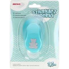 Dziurkacz ozdobny - Miś 2,5cm MIX