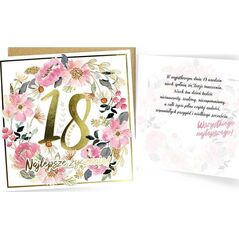 Karnet Urodziny 18