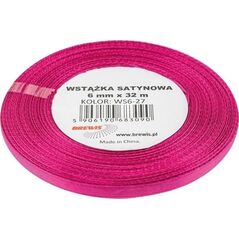 Wstążka satynowa purpura 6mmx32m