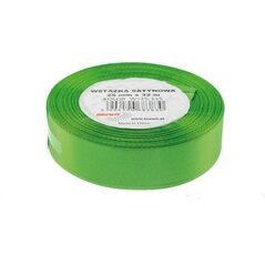 Wstążka satynowa zielona 25mmx32m