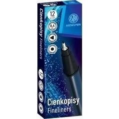 Cienkopis trójkątny czarny (12szt) ASTRA
