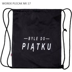 Worek plecak Byle do piątku