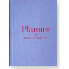 Planer tygodniowy niebieski