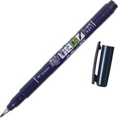 Flamaster brush pen Fudenosuke czarny tw 1 (6szt)
