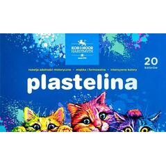 Plastelina 1315S2 20 kolorów Kotki