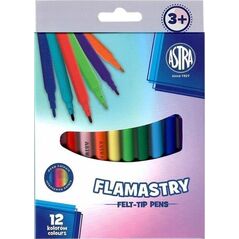 Flamastry okrągłe Cx Pastel Line 12 kolorów ASTRA