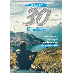 Karnet Urodziny 30
