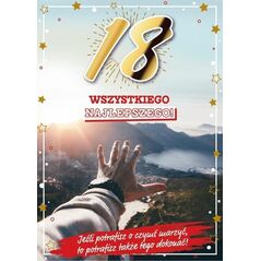 Karnet Urodziny 18