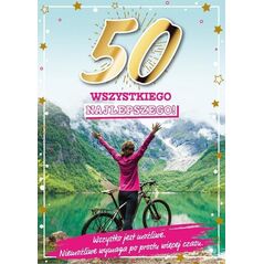 Karnet Urodziny 50