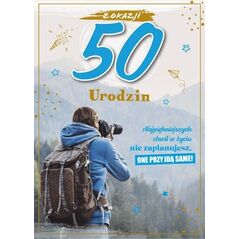 Karnet Urodziny 50