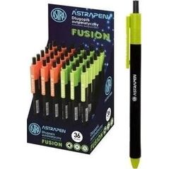 Długopis automat. trójkąt Fusion 0,6mm (36szt)