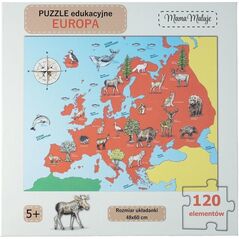 Puzzle edukacyjne Europa 120el
