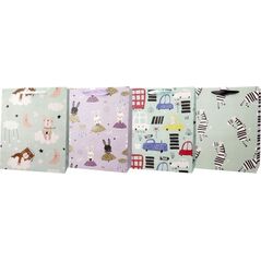 Torba prezentowa 26x32 auta, zebry mix