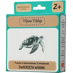 Puzzle 4-elementowe Zwierzęta wodne