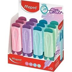 Zakreślacz Fluo Peps pastel/brokat mix (12szt)