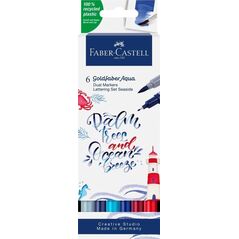 Pisak akwarelowy Goldfaber Aqua 6szt FABER CASTELL