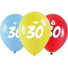 Balony okazjonalne z nadrukiem 30 28cm 3szt