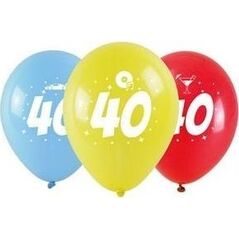 Balony okazjonalne z nadrukiem 40 28cm 3szt