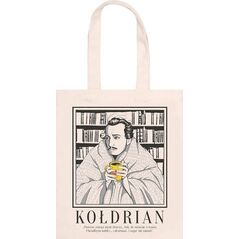 Torba na książki ecru Kołdrian EDUKAMP