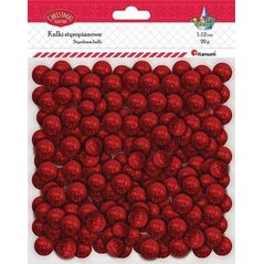 Titanum Kulki styropianowe mix czerwone 20g