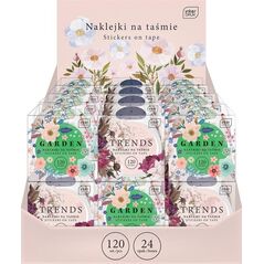 Naklejki na taśmie Flowers EDUKAMP