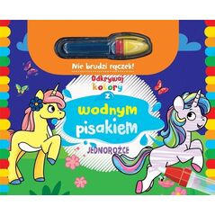 Teka Odkrywaj kolory z wodnym pisakiem Jednorożce