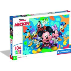 CLE puzzle 104 SuperKolor Mickey and Friends 25053