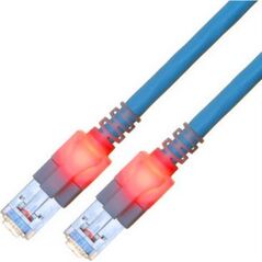 SACON Kabel saCon S/FTP kat. 6 (klasa E), LSOH, niebieski, 0,5 m