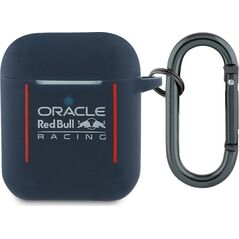 Etui Red Bull Silicone Logo & Lines do    AirPods 1 / 2 granatowy