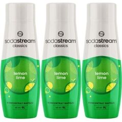 Sodastream 3 x Syrop Cytryna Limonka 440 ml