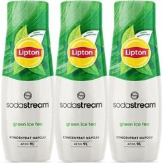 Sodastream 3 x Syrop Lipton Green Ice Tea 440 ml