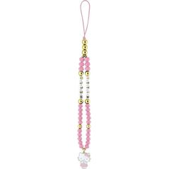 Hello Kitty Pearls and Beads Kitty Charm Phone Charm Pink