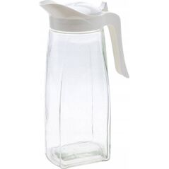 Szklany dzbanek z pokrywką, 1,5 l