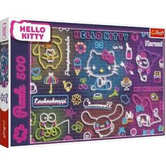PUZZLE 500 Neon HelloKitty 37523