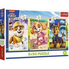 PUZZLE 3x50 Nasze pieski /Psi Patrol 34878