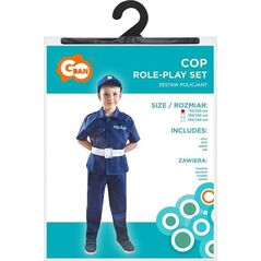 Strój policjanta rozm. 110/120cm EDUKAMP