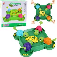 Gra Zręcznościowa Rodzinna Głodne Żółwie Plansza Kulki LEAN Toys
