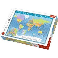 Trefl Puzzle 2000 Mapa polityczna Świata