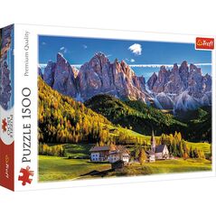 Trefl Puzzle 1500 Dolina Val di Funes Włochy 26163