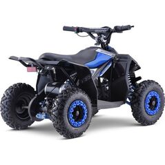 Ramiz Quad Highper na akumulator Niebieski 35km/h + Silnik bezszczotkowy 1000W + Koła pompowane + Regulacja siedzenia