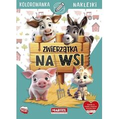 Zwierzątka na wsi z naklejkami