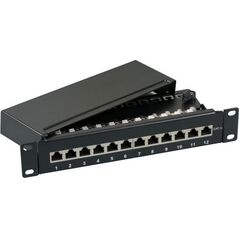 EFB EFB Mini-Patchpanel STP 12xRJ45 Cat.6A,10" 1HE,grau