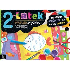 Aksjomat 2-latek rysuje, wycina, nakleja kreatywna ks.38245