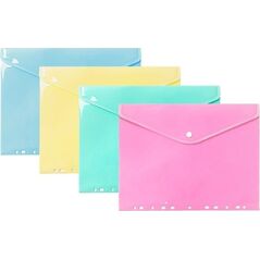 Teczka koperta A4 PP zawieszana pastel (10szt)