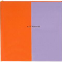 Goldbuch Album GOLDBUCH 27481 Coloration orange|lilac 30x31 60psl | corners/splits | bookbound