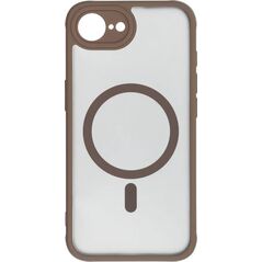 Futerał FULL MATTE MAG COVER kompatybilny z MagSafe do IPHONE SE 2025 brązowy