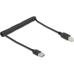 DeLOCK 90130 kabel USB USB 2.0 0,8 m USB A Czarny