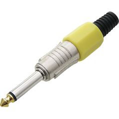 9359# Wt.jack 6,3 mono metal hq żółty